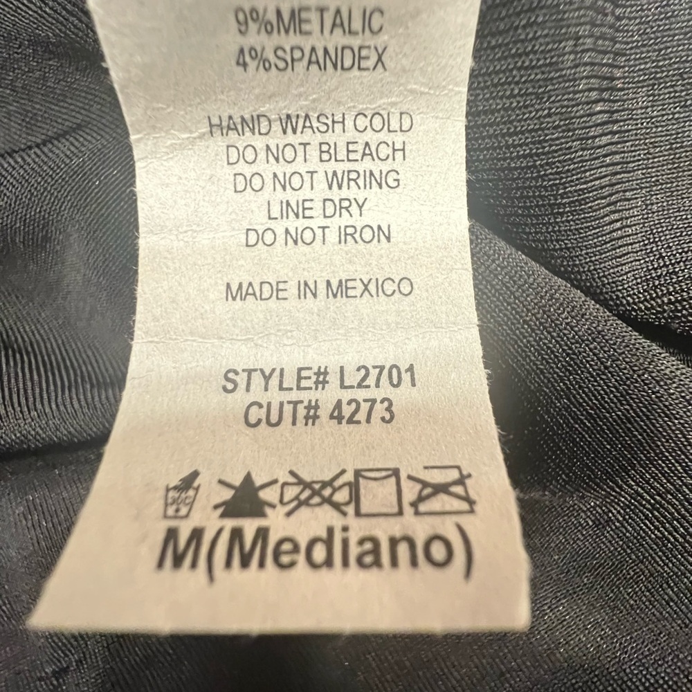 Madeline Elegant Black Glitter Shirt Dress - Picture 6 of 10